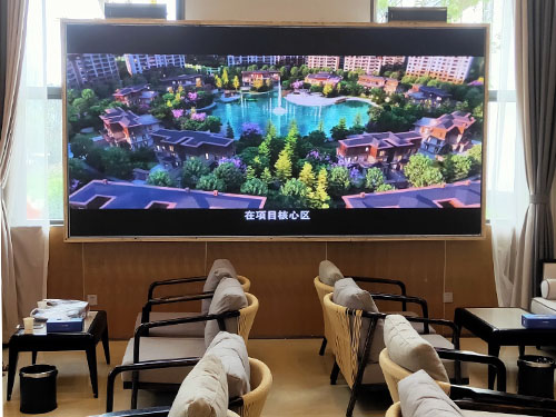 某售楼部室内P3显示屏